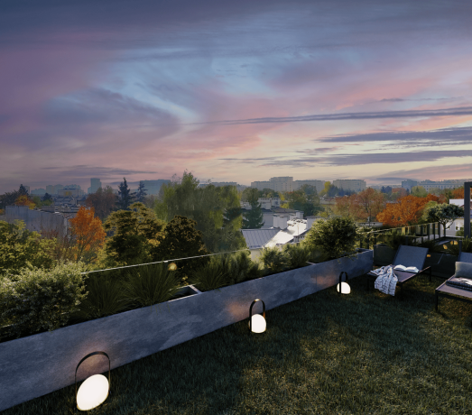 Widok na południe z tarasu